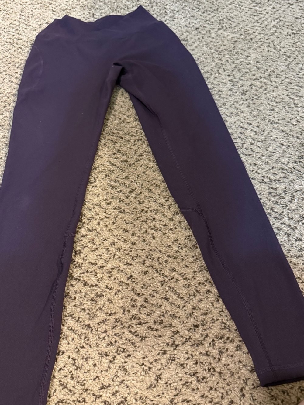 Alphalete Dark Purple High Waisted Leggings Estimated XS 26” Inseam